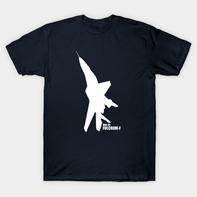 Mig-35 Fulcrum-F T-Shirt by Tailgunnerstudios